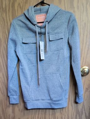 Reason Men's Gray Hooded Sweatshirt